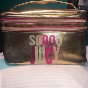 NWT Juicy Couture Makeup bag/Training case